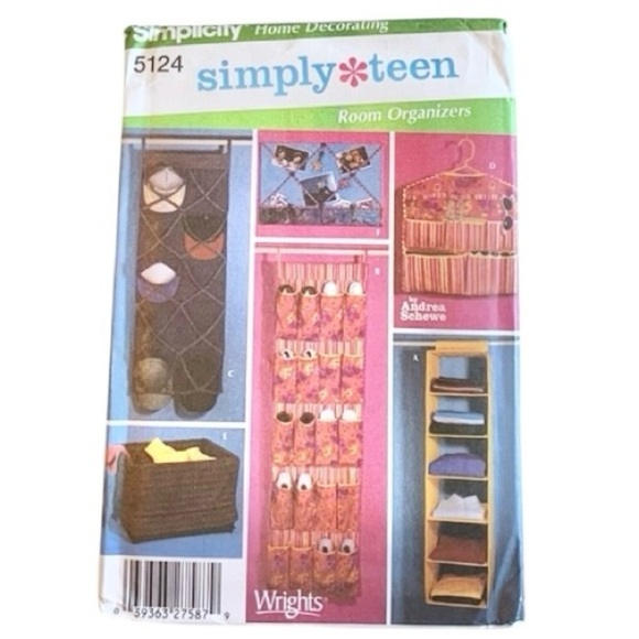 Simplicity Simply Teen & McCall’s Home Decorating Sewing Patterns, New - Picture 2 of 5